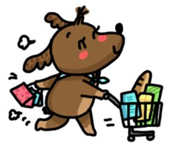 MuMu cute dog sticker #14400560