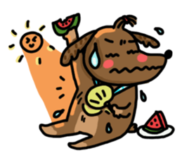 MuMu cute dog sticker #14400570