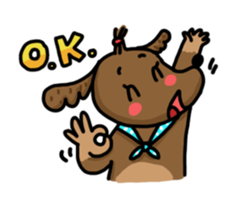 MuMu cute dog sticker #14400581