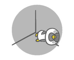 Moving Germany Penguin sticker #14400969