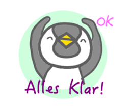 Moving Germany Penguin sticker #14400970