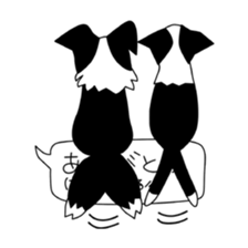 Love Love Border collies! 9 sticker #14401000