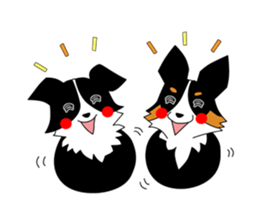 Love Love Border collies! 9 sticker #14401013