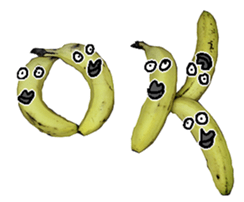 Banana man. sticker #14401185