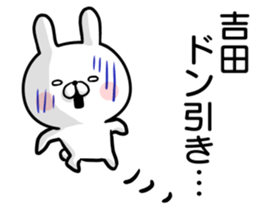 Yoshida's rabbit sticker sticker #14401882