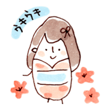 kimono girl! sticker #14402027