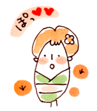 kimono girl! sticker #14402053