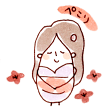 kimono girl! sticker #14402055