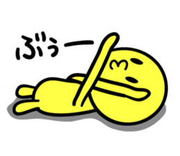 Mr. languid smile sticker #14402409