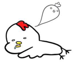 Niwasan to Piyosuke(fowl and chick) sticker #14402483