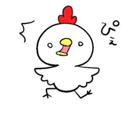 Niwasan to Piyosuke(fowl and chick) sticker #14402484