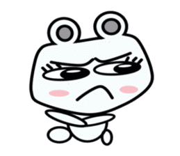 A cute white bear and brown bear sticker #14402886