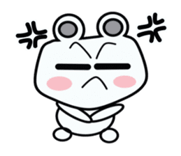 A cute white bear and brown bear sticker #14402894