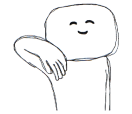 Always smiling person sticker #14403623