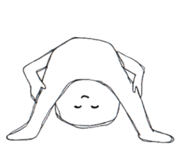 Always smiling person sticker #14403624