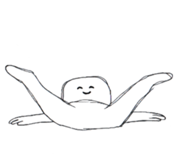 Always smiling person sticker #14403625