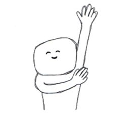 Always smiling person sticker #14403626