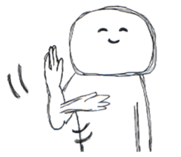 Always smiling person sticker #14403629