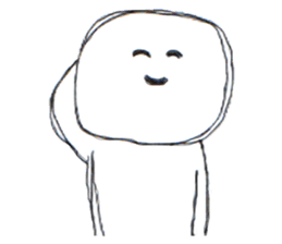 Always smiling person sticker #14403630