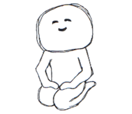 Always smiling person sticker #14403631