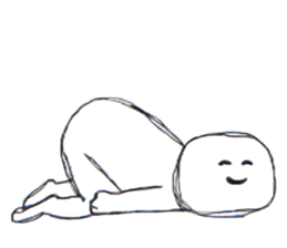 Always smiling person sticker #14403635