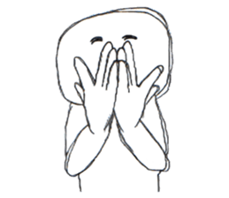 Always smiling person sticker #14403642