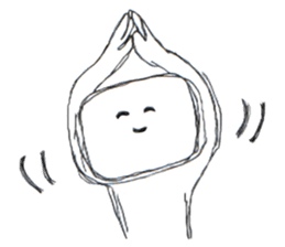 Always smiling person sticker #14403643