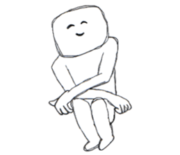 Always smiling person sticker #14403644