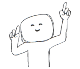 Always smiling person sticker #14403652