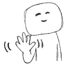 Always smiling person sticker #14403653