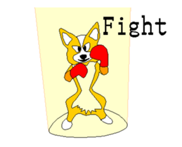 Moving Corgi sticker #14403766
