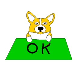 Moving Corgi sticker #14403777
