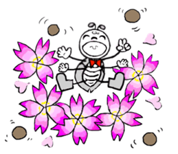 French and Japanese.Daily conversation. sticker #14404909