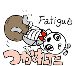 French and Japanese.Daily conversation. sticker #14404916