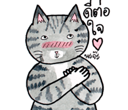 Cats fed up by Kamijn sticker #14405034
