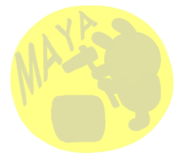 A name Maya sticker #14405138