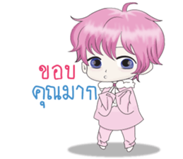 pinky baby boy sticker #14405649