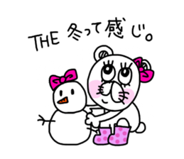 Cute is kumako. sticker #14405712