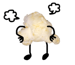 popcorn sticker sticker #14406587