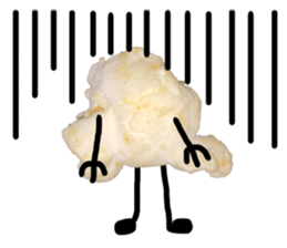 popcorn sticker sticker #14406588