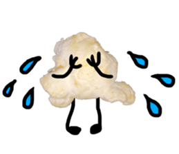 popcorn sticker sticker #14406590