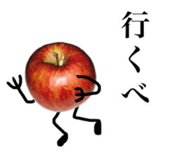 real apple sticker sticker #14406849
