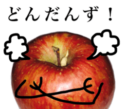 real apple sticker sticker #14406851