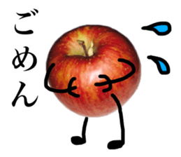 real apple sticker sticker #14406852