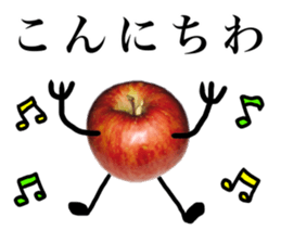 real apple sticker sticker #14406854