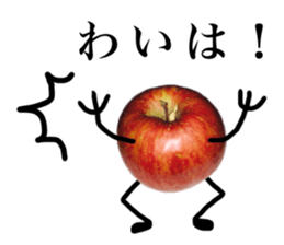 real apple sticker sticker #14406857