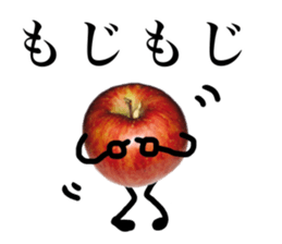 real apple sticker sticker #14406859