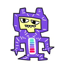 Strange mural sticker sticker #14407097