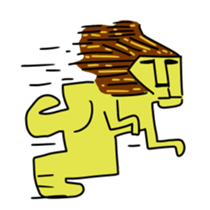 Strange mural sticker sticker #14407105