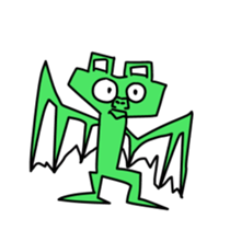 Strange mural sticker sticker #14407116